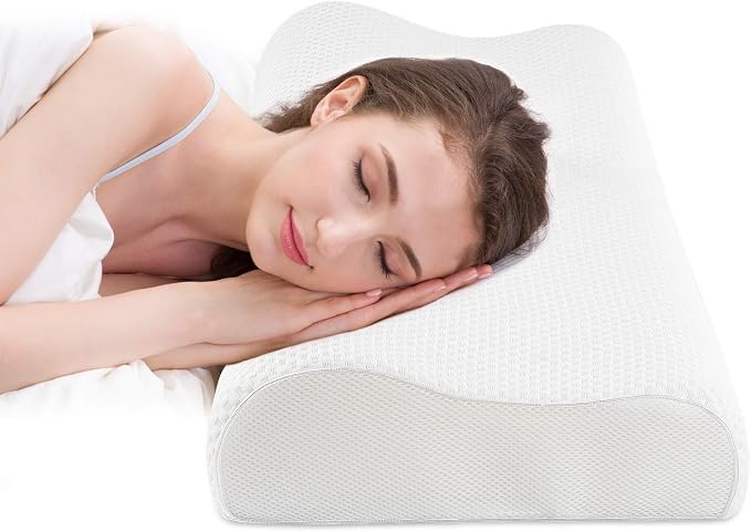 Almohada Cervical Viscoelástica para Dolor de Cuello