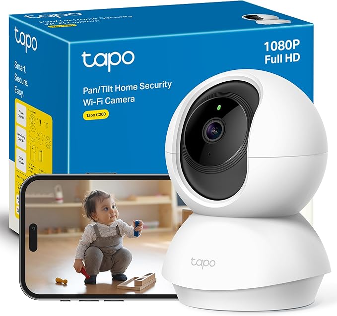 Cámara de Seguridad WiFi con Visión Nocturna 360°