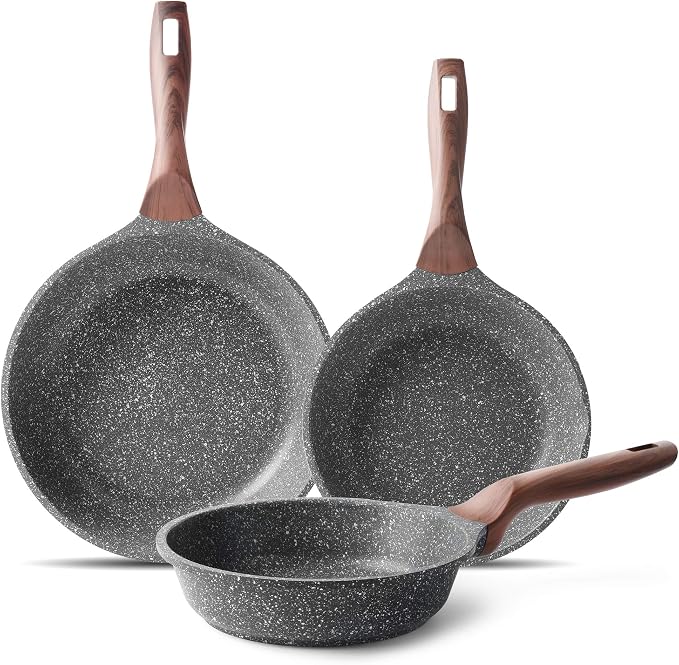Set de Sartenes Antiadherente Granito Inducción 10 piezas